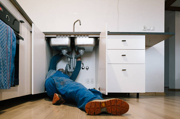 Professional Drain Cleaning technician working in Curtisville, PA
